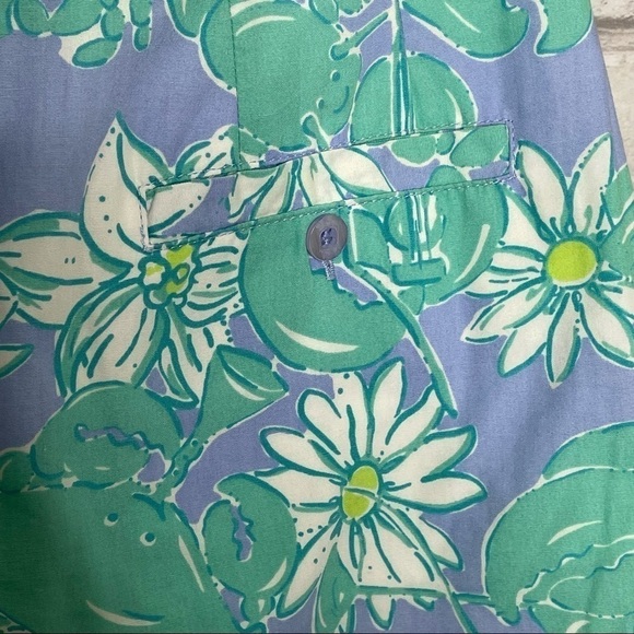 Lilly Pulitzer crab mini skirt, white label, 0 - Picture 4 of 6